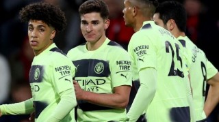  哈兰德双响曼城客场轻取伯恩茅斯稳居榜首